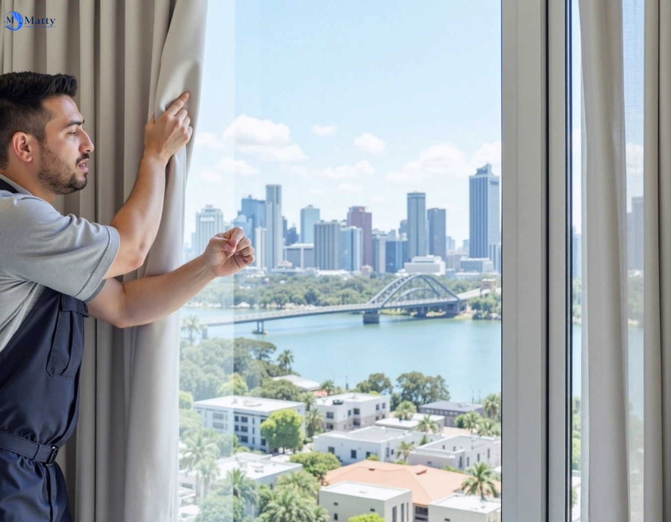 Professional curtain steam cleaning service balaclava-vic QLD by Matty Curtain Cleaning