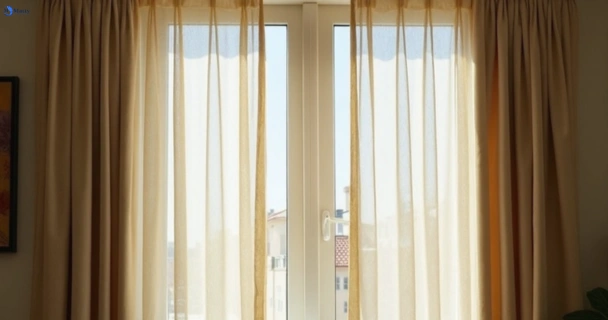 Dull dusty drapes in balaclava-vic before professional cleaning